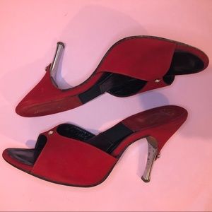 🔥 Red Hot 1950s Suede Springolators 🔥